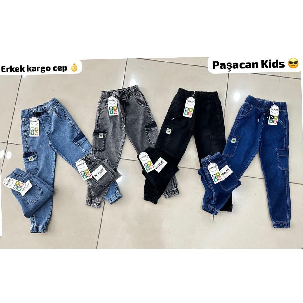 Paşacan 9014-1 Erkek Çocuk Rock Kot Pantolon 3-7 Yaş