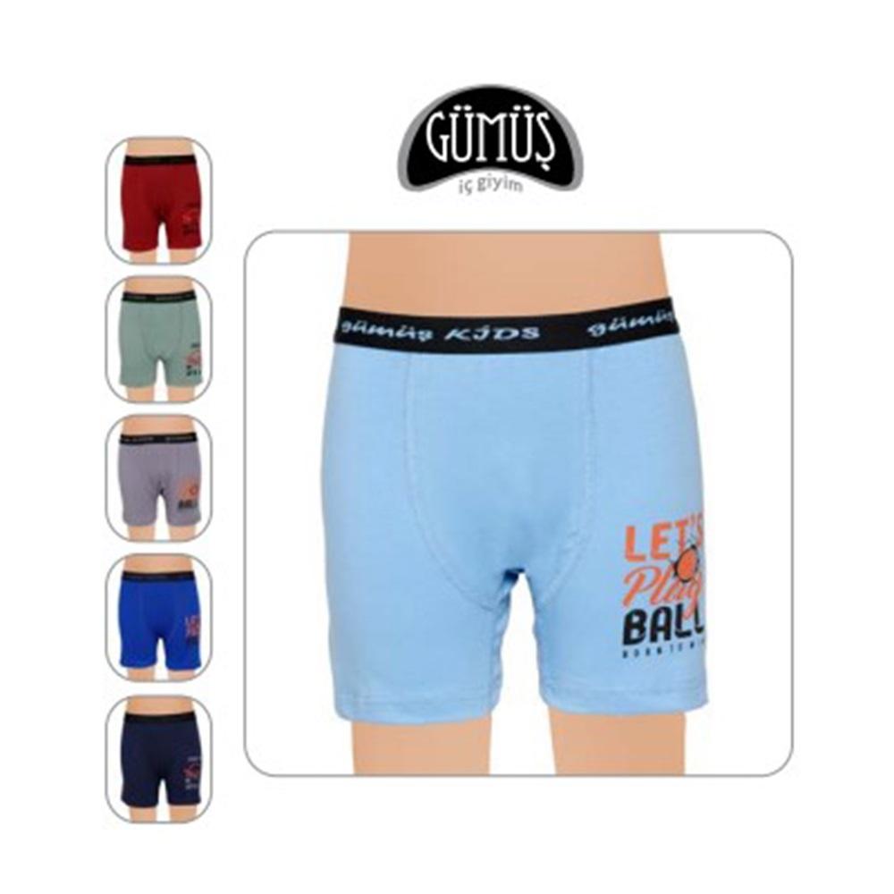 Gümüş 3112 Erkek Çocuk Likları Boxer