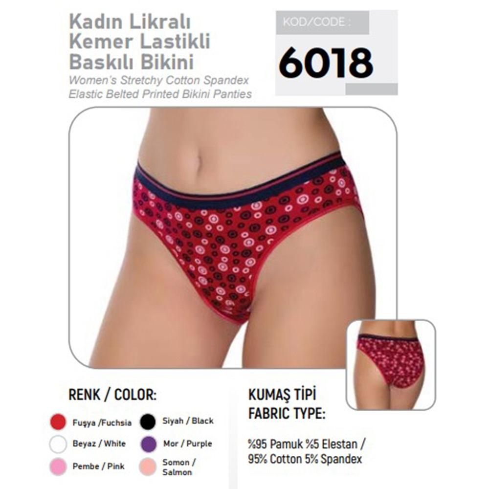 Gümüş 5001 Bayan Desenli Bikini (618)