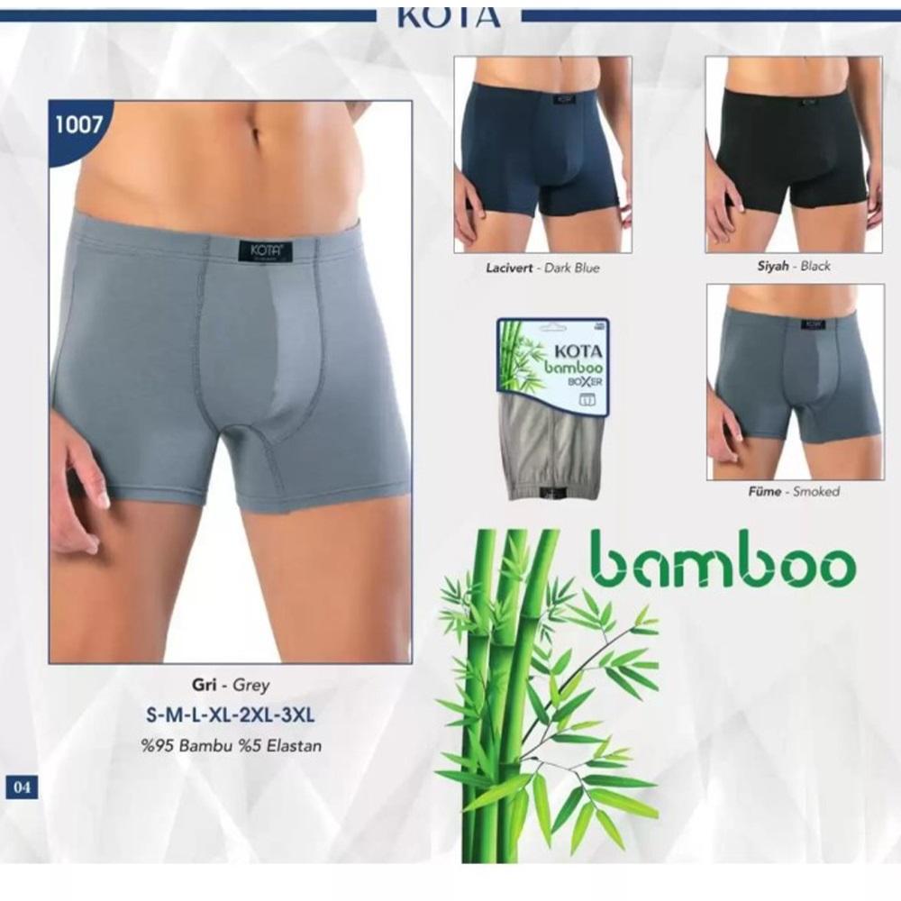 Kota 1007 Erkek bamboo Likralı Boxer S-XL