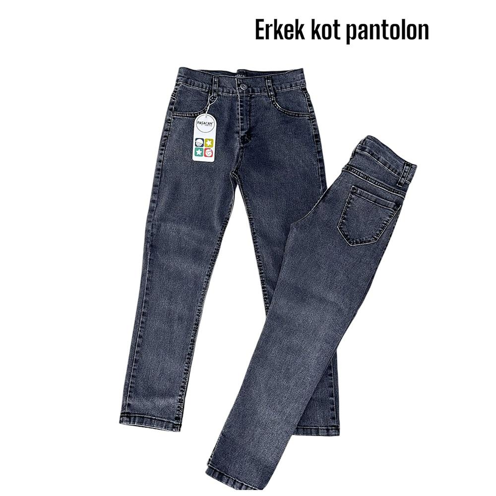 Paşacan 6042-2 Erkek Çocuk Rock Kot Pantolon 8-12 Yaş