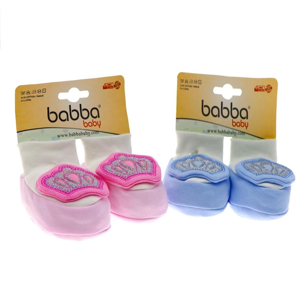 Babba Baby 0025 Bebe Penye 12 Li Taçlı Patik 0-3 Ay