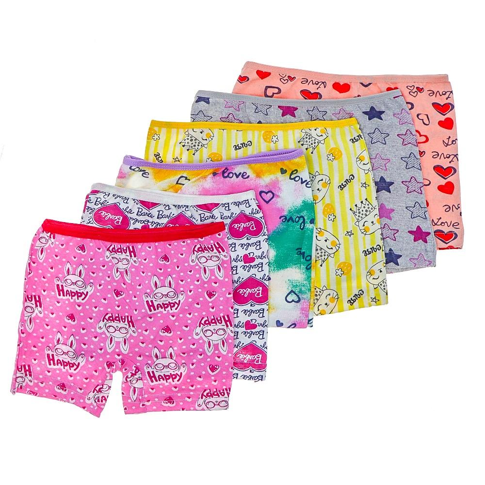 Doruk Kids 406 Kız Çocuk Penye Empirme Desenli Boxer