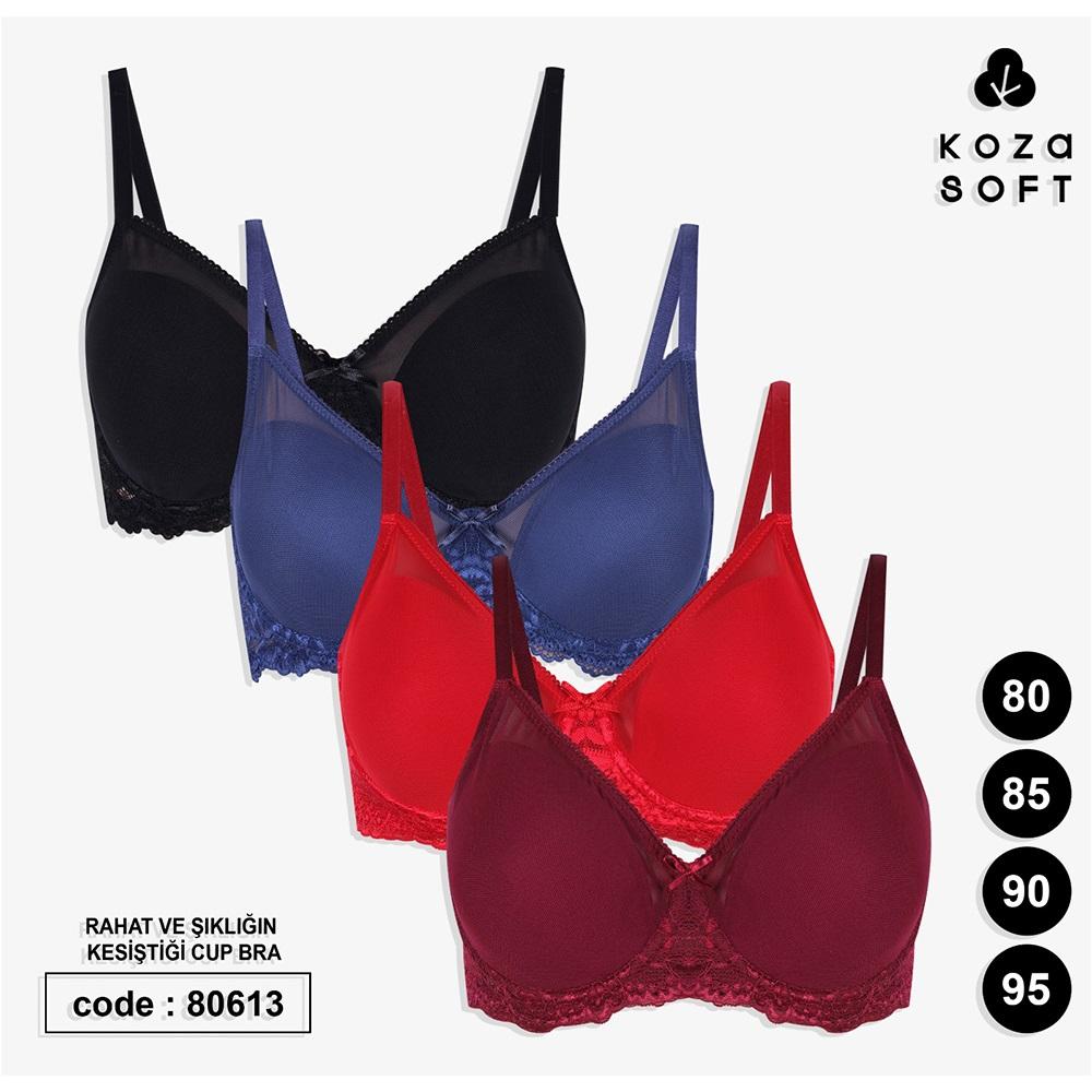 Koza 80613 Bayan Desteksiz Minimizer Cup Bralet Sütyen 80-90