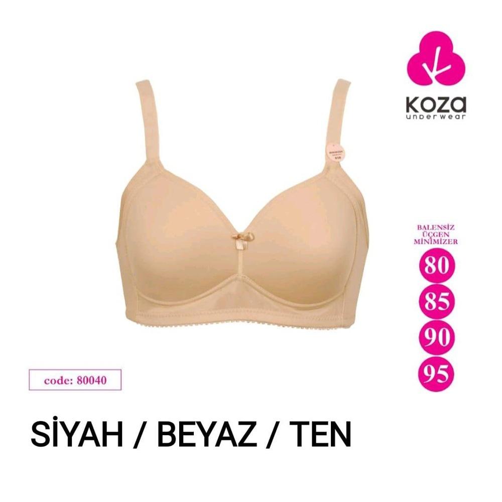 Koza Soft 80040 Balensiz Üçgen Minimizer Sütyen 85-95