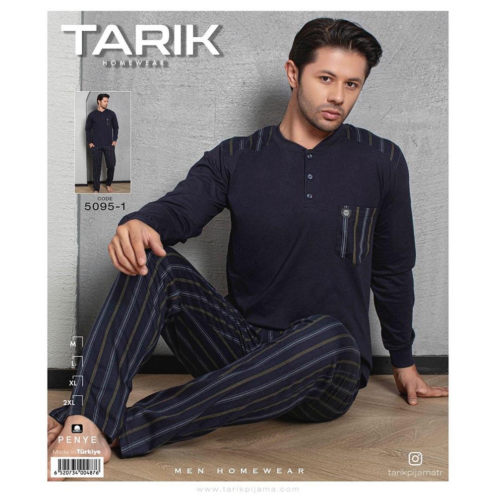 Tarık 5095-1 Erkek Pijama U Kol Pijama Takımı M-2XL