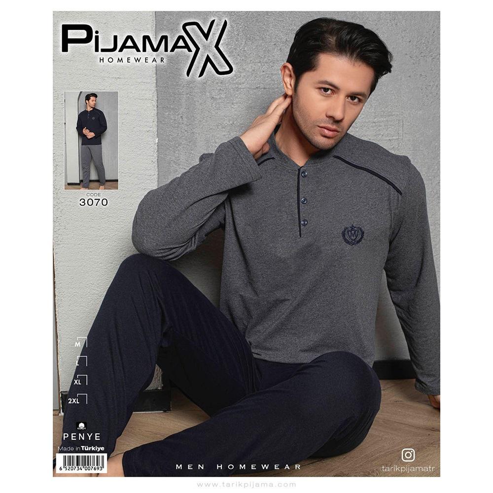 Pijamax 3070 Erkek Penye Pijama Takımı M-2XL