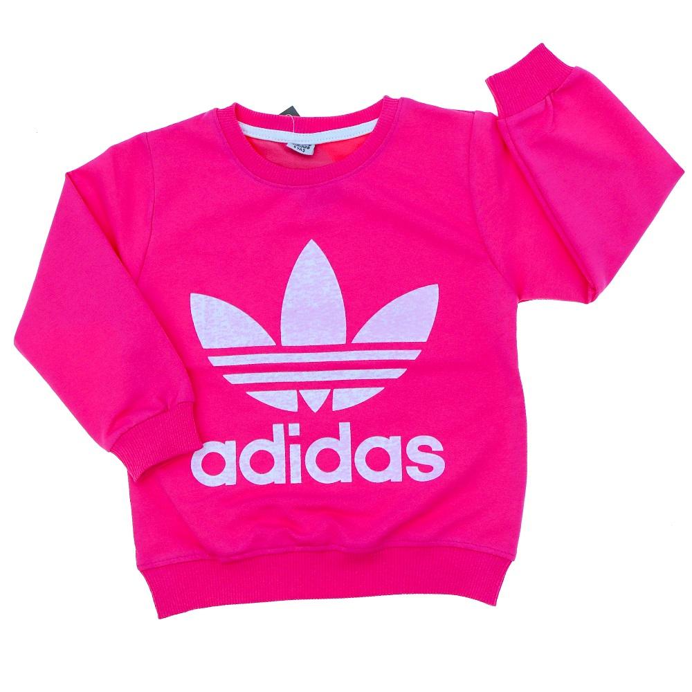 Alfa Kids 5105 Erkek Çocuk Adidas Baskılı Sıfır Yaka Sweat 9-12 Yaş