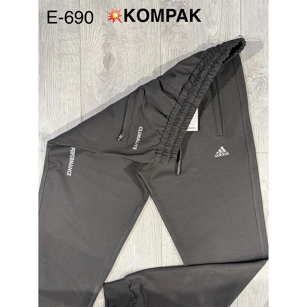 Atrax E-690 Erkek Kompak Adidas Baskılı Paça Ribanalı Eşofman Alt S-2XL