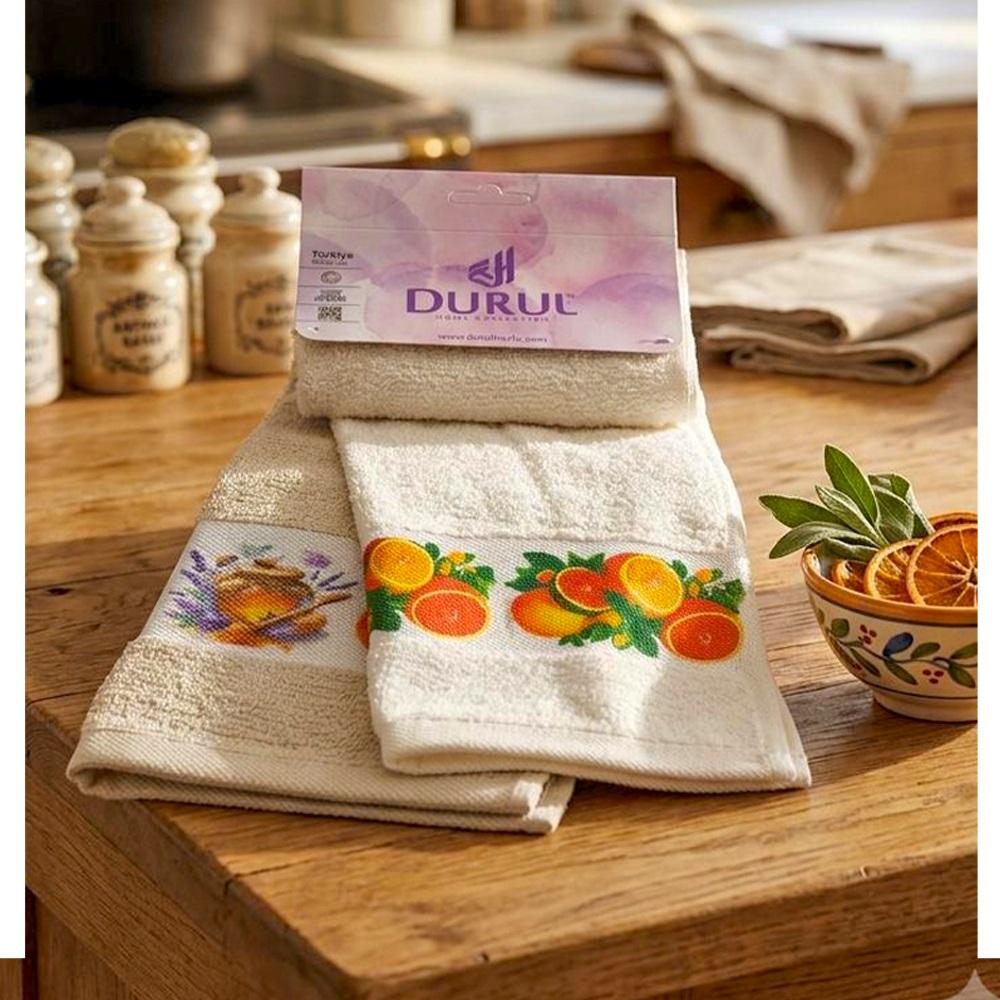 Durul 549 Rigel Baskılı 2 Li Mutfak Havlusu 30x50 Cm