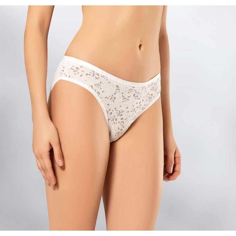 Kota 5004 Bayan Desenli Bikini L - Lila Desenli