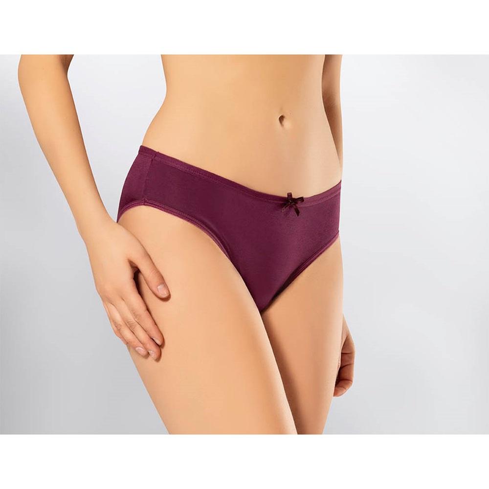 Kota 5003 Bayan Sade Bikini Bato 3XL - Bordo - 3XL