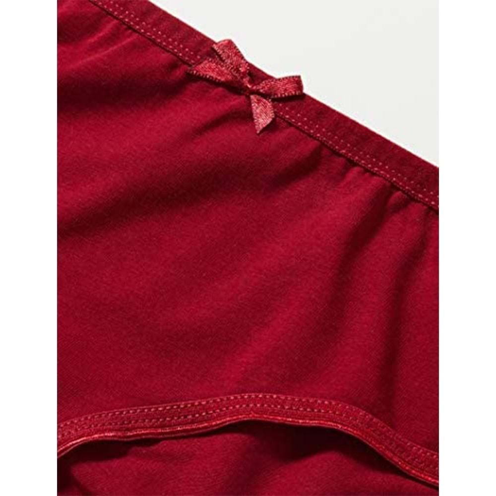 Kota 5003 Bayan Sade Bikini Bato 3XL - Kırmızı