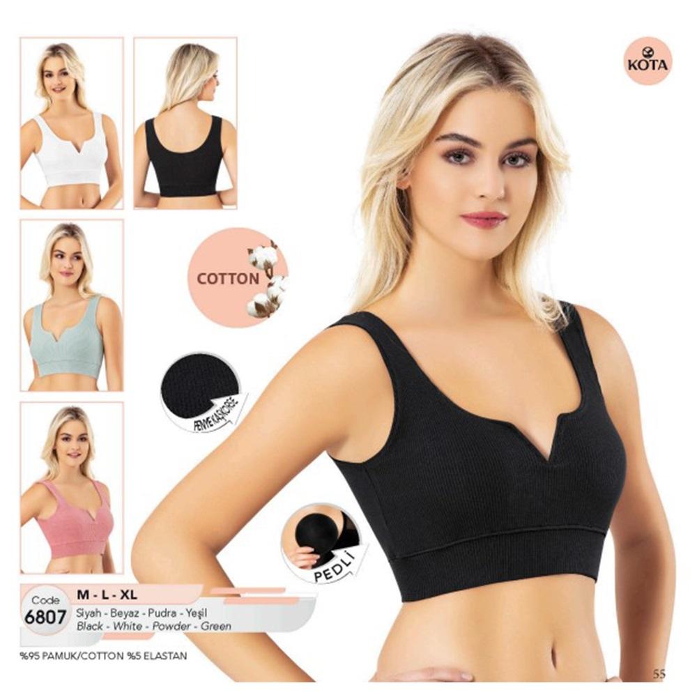 Kota 6807 Bayan Kaşkorse Modelli Pedli Büstiyer