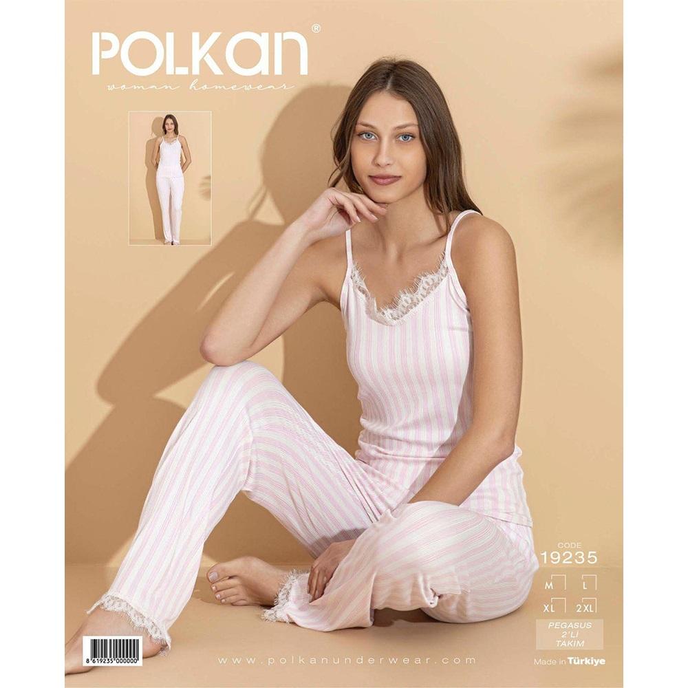 Polkan 19235 Pegasus İp Askılı 2 li PijamaTakım M-2XL