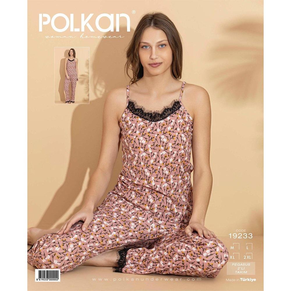 Polkan 19233 Pegasus İp Askılı 2 li PijamaTakım M-2XL
