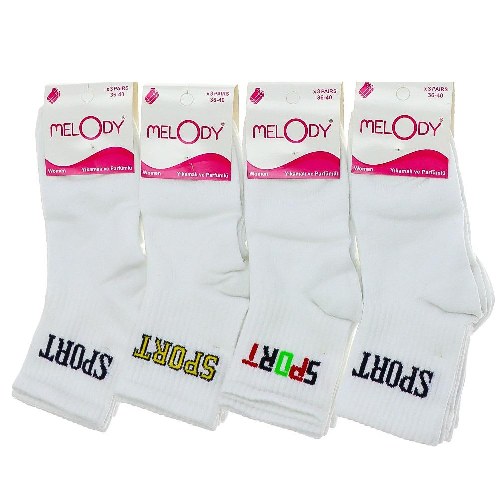 Melody 2200 Bayan Likları Patik Kolej Çorap