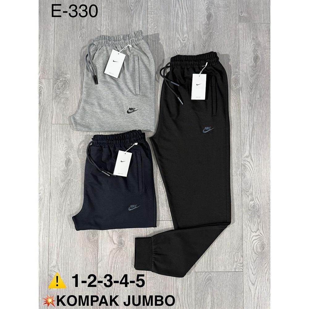 Atrax Nıke E-330 Erkek Kompak Jumbo Ribana Paçalı Eşofman Alt 1XL-5XL