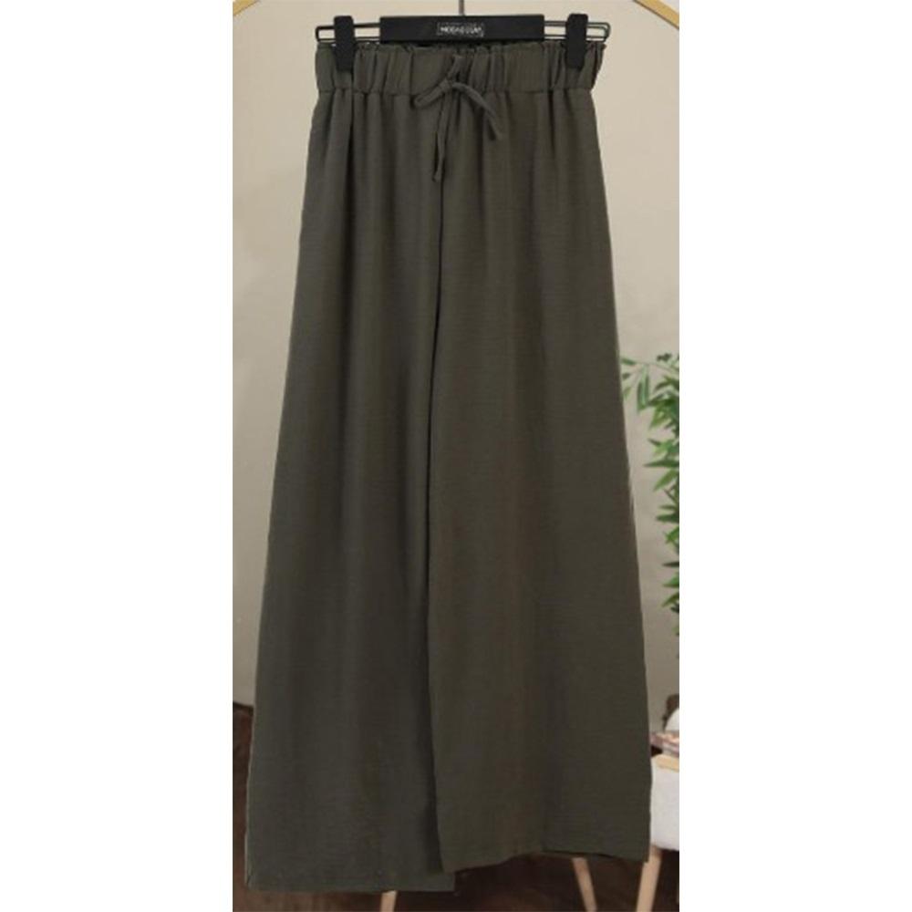 Avatar 25981 Bayan Milano Pileli Geniş Paça Tek Alt S-2XL (5 Li)