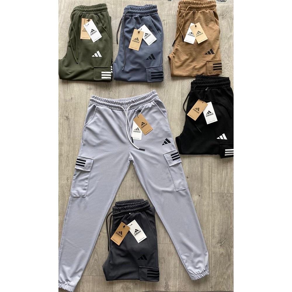 Aras Erkek Ottoman Adidas Baskılı Kargo Cepli Paça Lastikli Eşofman Alt S-2XL (5 Li)