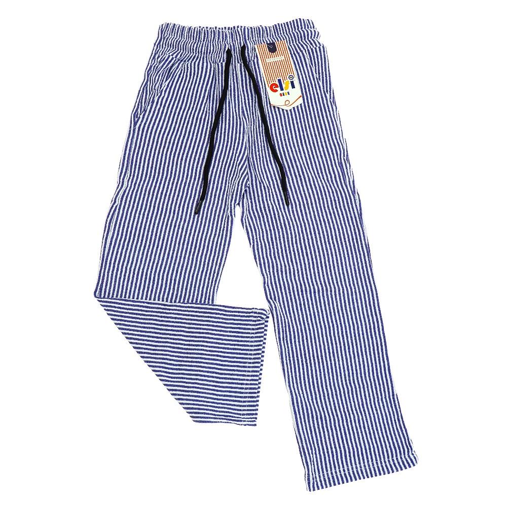 Elsi Bebe 4261 Çocuk Çizgili Geniş Paça Eşofman Alt 7-11 Yaş