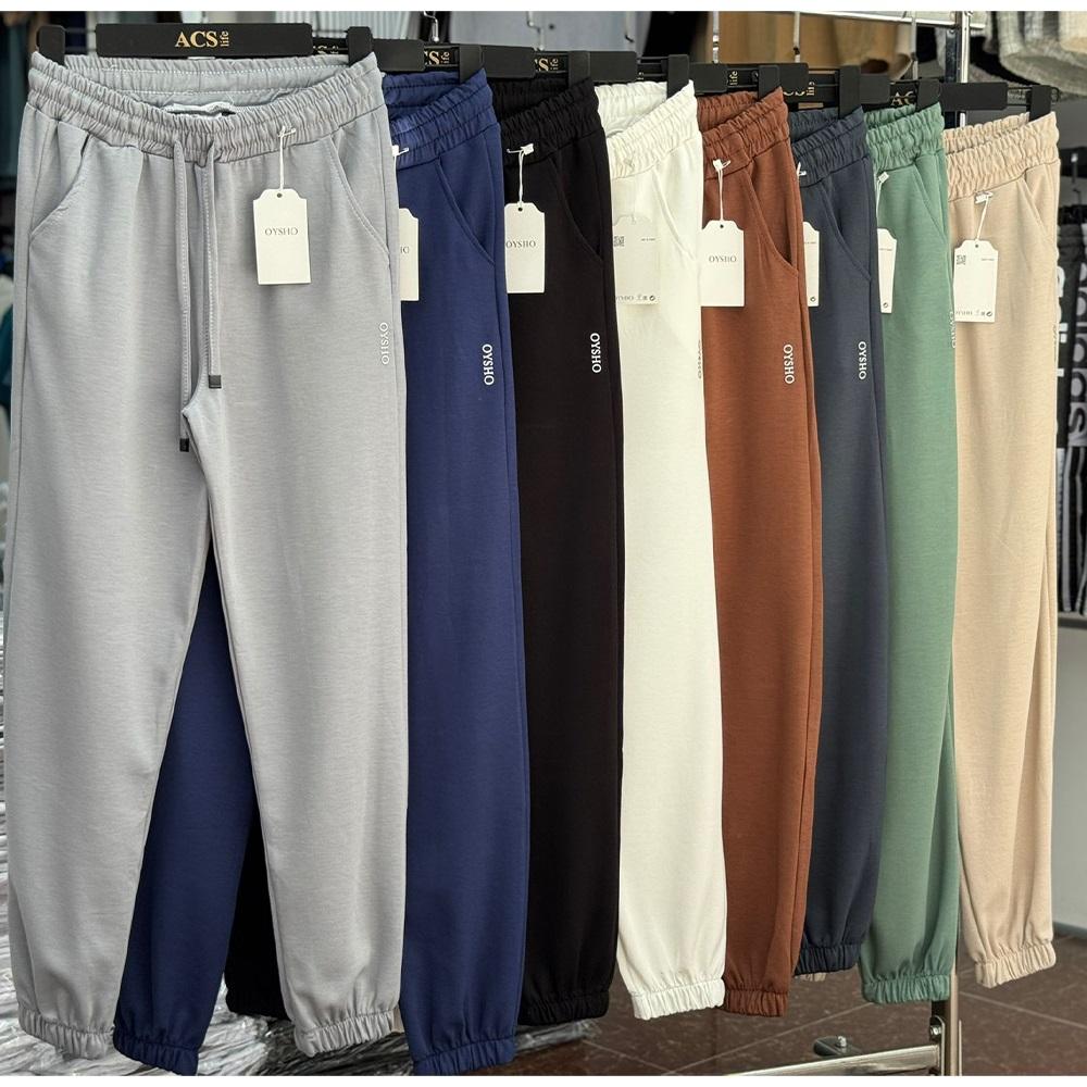 Oysho 101-13 Mc Bayan Oysho Baskılı Yan Cep Paça Lastikli Eşofman Alt S-XL (6 Lı)