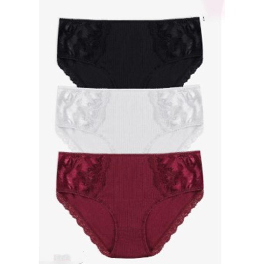 Koza 40795 Bayan Penye Dantelli Bikini Külot (10 Lu)