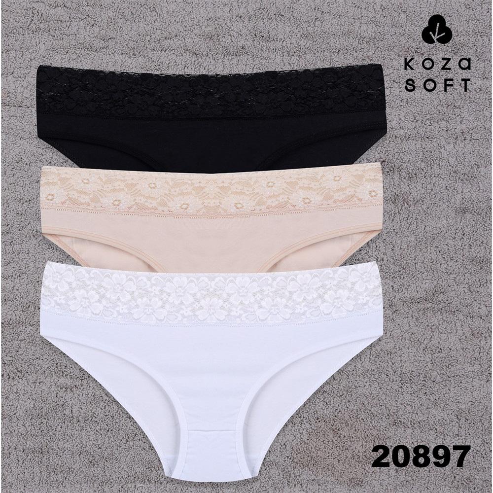 Koza 20897 Bayan Dantelli Bikini Külot (10 Lu)