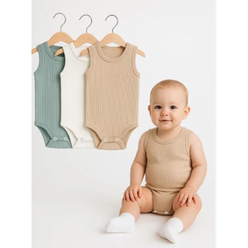 Loveminixx 1156 Bebe Raporlu Likralı Penye Kısa Kol Çıtçıtlı Badi 3-4-5 Yaş