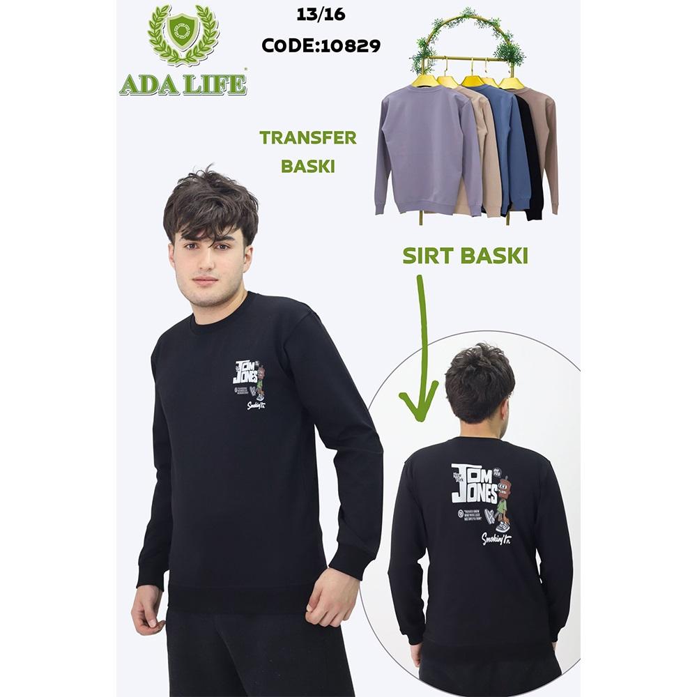 Ada Life 10829 Erkek Çocuk 2 İp Tom Jones Ön Arka Transfer Baskılı Sweat 13-16 Yaş