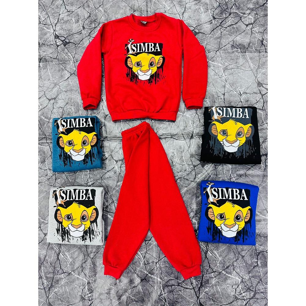 Ataoğlu Erkek Çocuk 2 İp Simba Baskılı Takım 3-7 Yaş