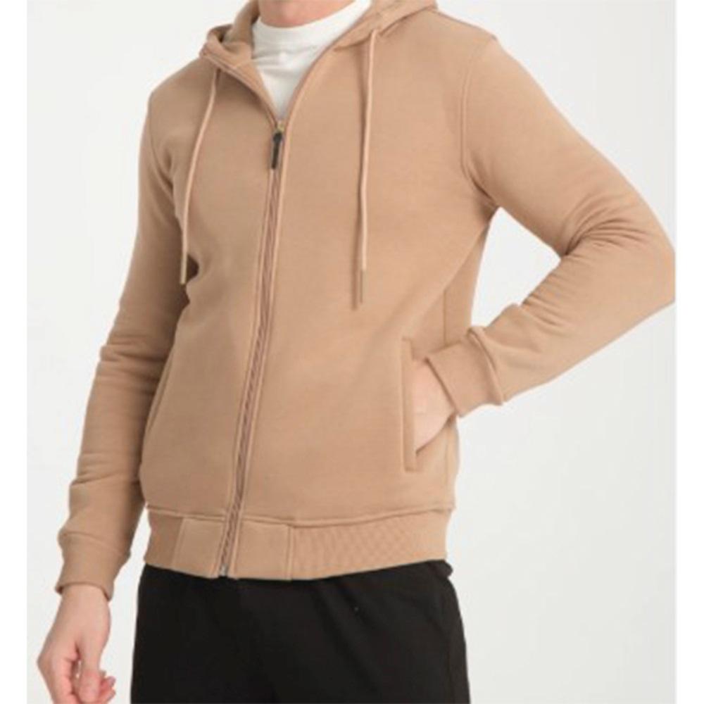 Carella Lıfe Erkek Kompak Fermuarlı 3 iplik Kapşonlu Sweat S-2XL(5 Li)