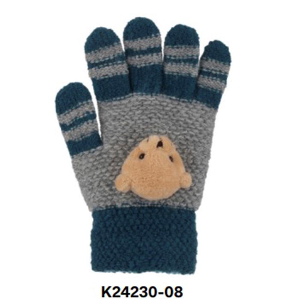 Kitti K24230-08 Erkek Çocuk Mikro Oyuncaklı Örme Eldiven 4-8 Yaş