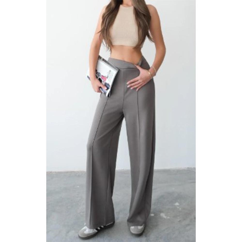 Çopur Bayan Çimalı Düz Paça Cepli Eşofman Alt S-2XL