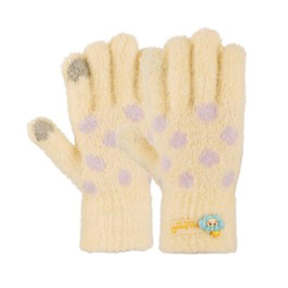 Kitti K25570-02 Kız Çocuk Örme Eldiven 4-8 Yaş