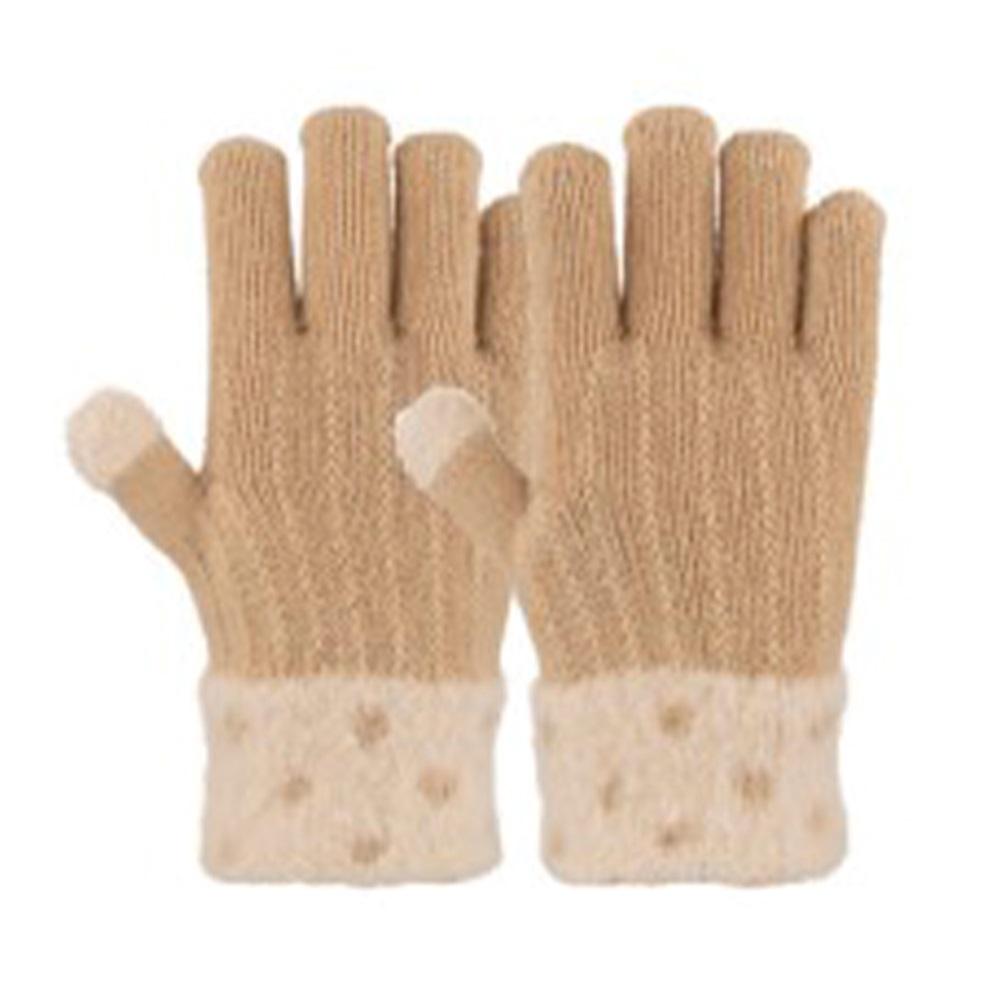 Kitti K25570-07 Kız Çocuk Örme Eldiven 4-8 Yaş