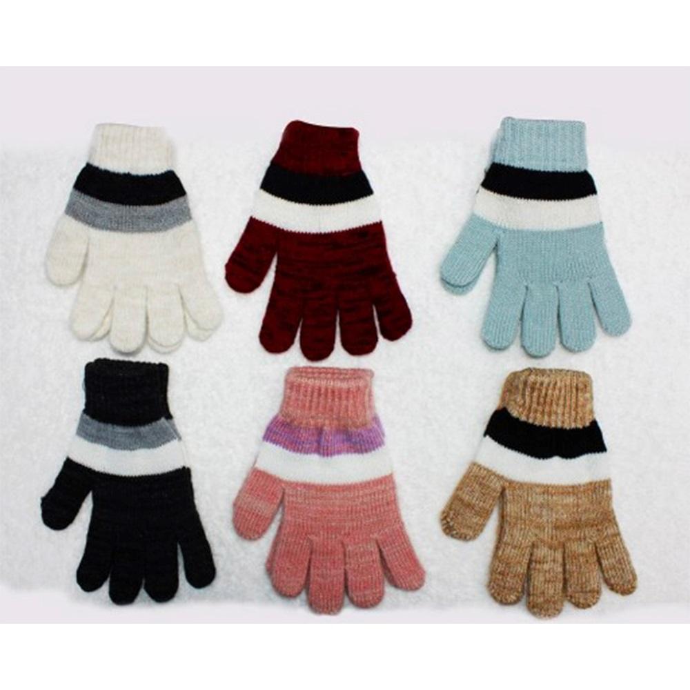 Cemal Çocuk Triko Örme Eldiven 5-8 Yaş (12 Li)