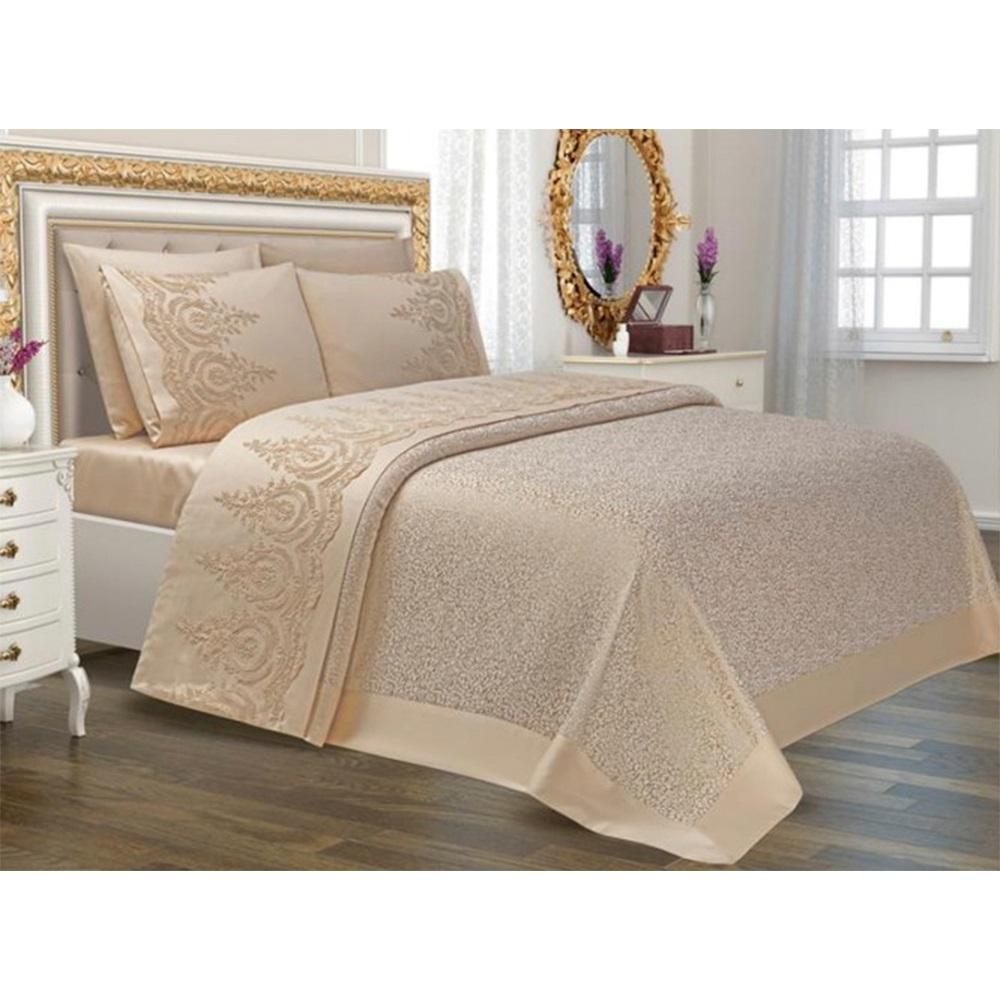 Kasso Home Krc0621 Sultan Çift Kişilik 6 Parça Pike Takım Seti 230 X 240 CM