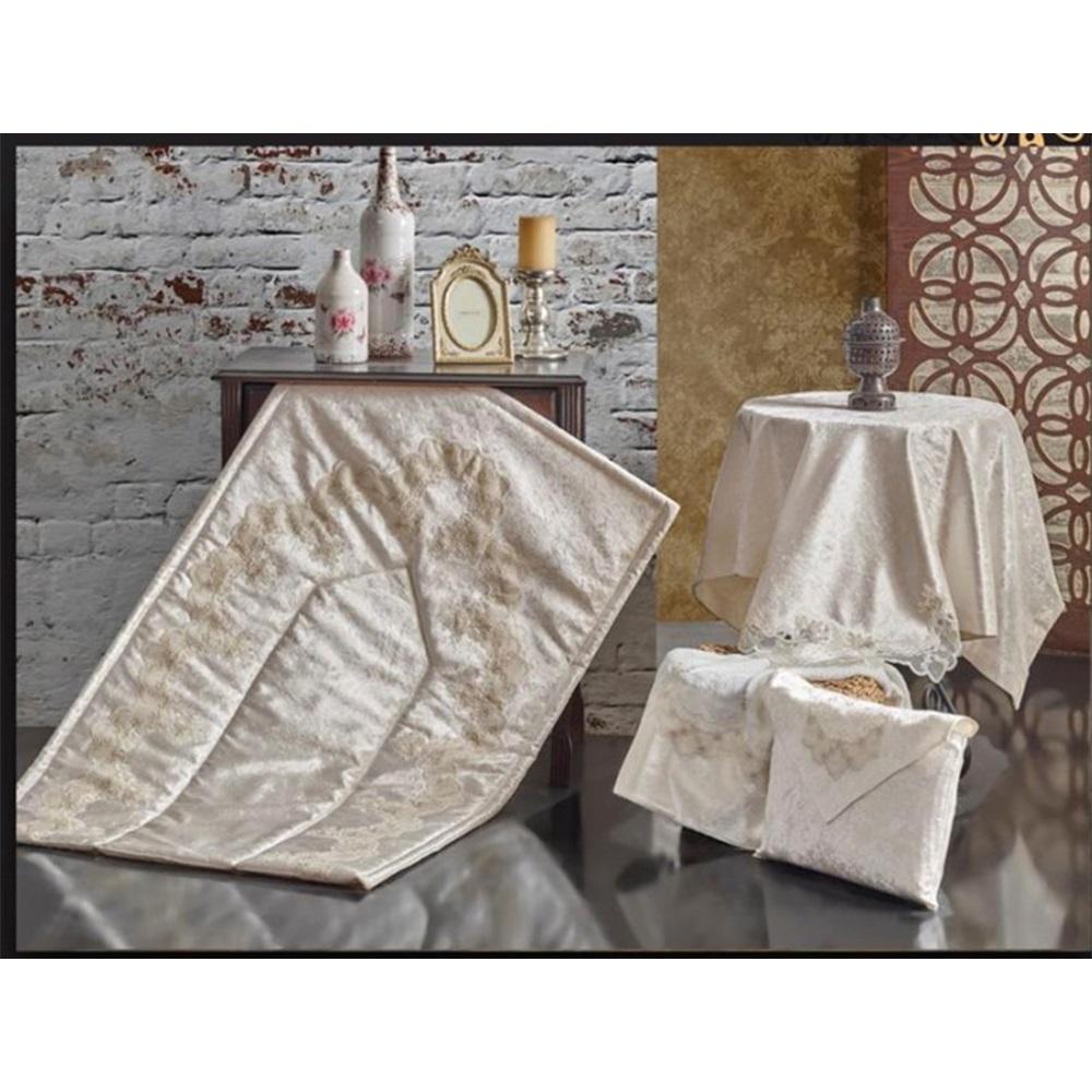Kasso Home Krc1185 Safir Seccade 4 Parça Seti 70 x120 CM