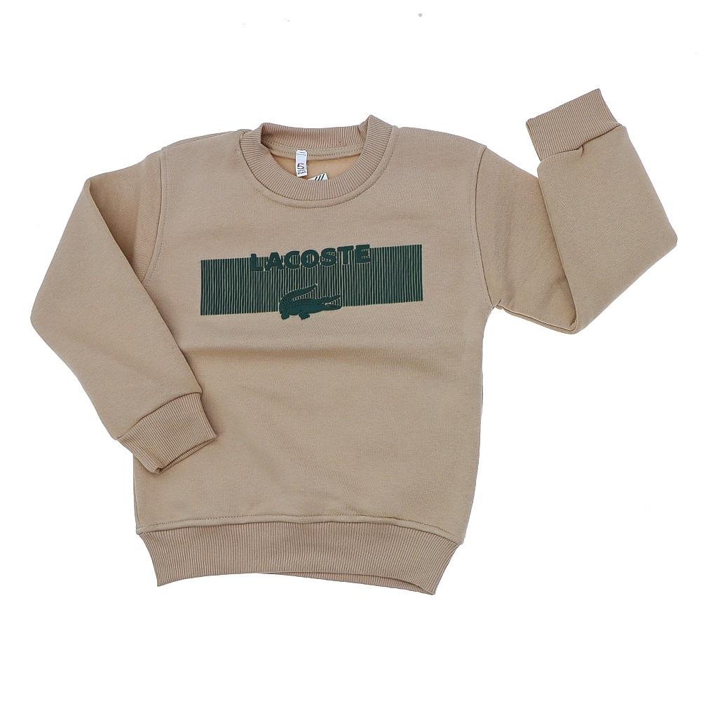Lacoste 10911 Erkek Çocuk 3 İp Enjeksiyon Lacoste Baskılı Sweat 5-8 Yaş