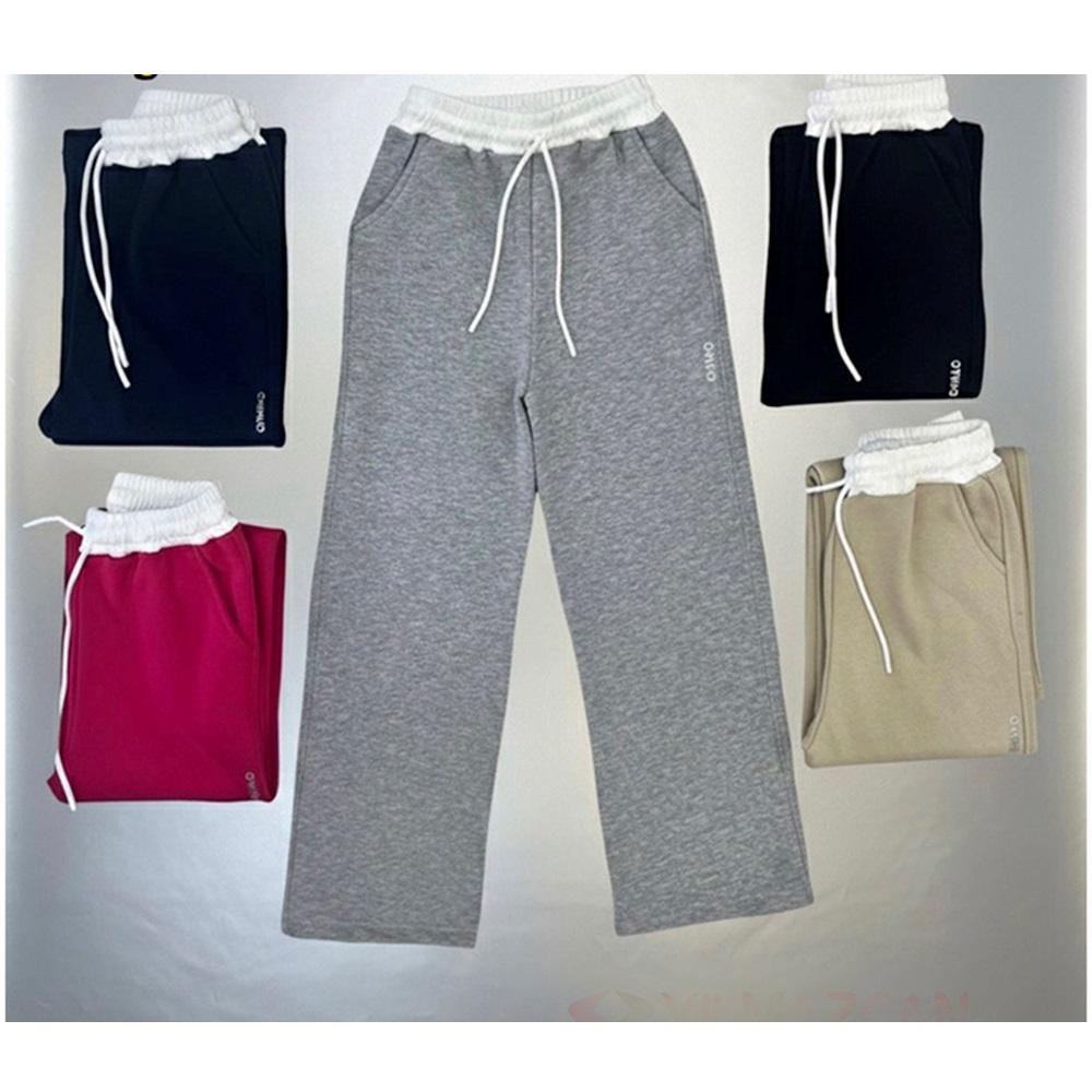 Oysho 1654/1 Kız Çocuk 3 iP Oysho Baskılı Bel Lastik Palazo Eşofman Alt 8-12 Yaş