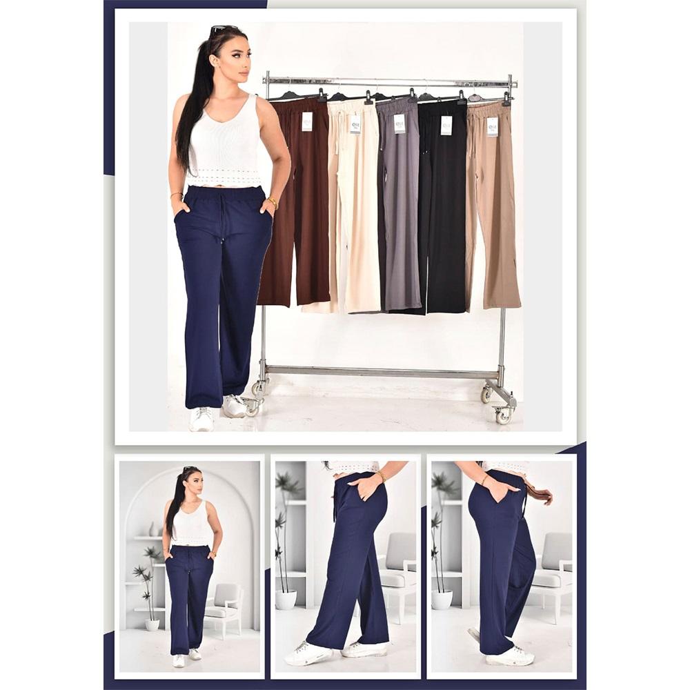 Elit Lıfe 72 Bayan Viskon Geniş Paçalı Cepli Eşofman Alt S-2XL