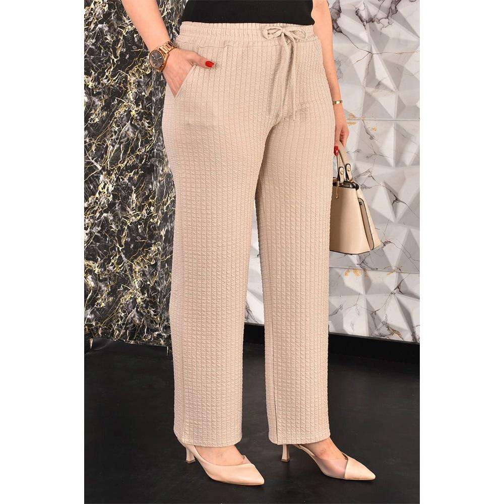 Elit Lıfe 130 Bayan Buby Kumaş Geniş Paçalı Cepli Eşofman Alt S-2XL