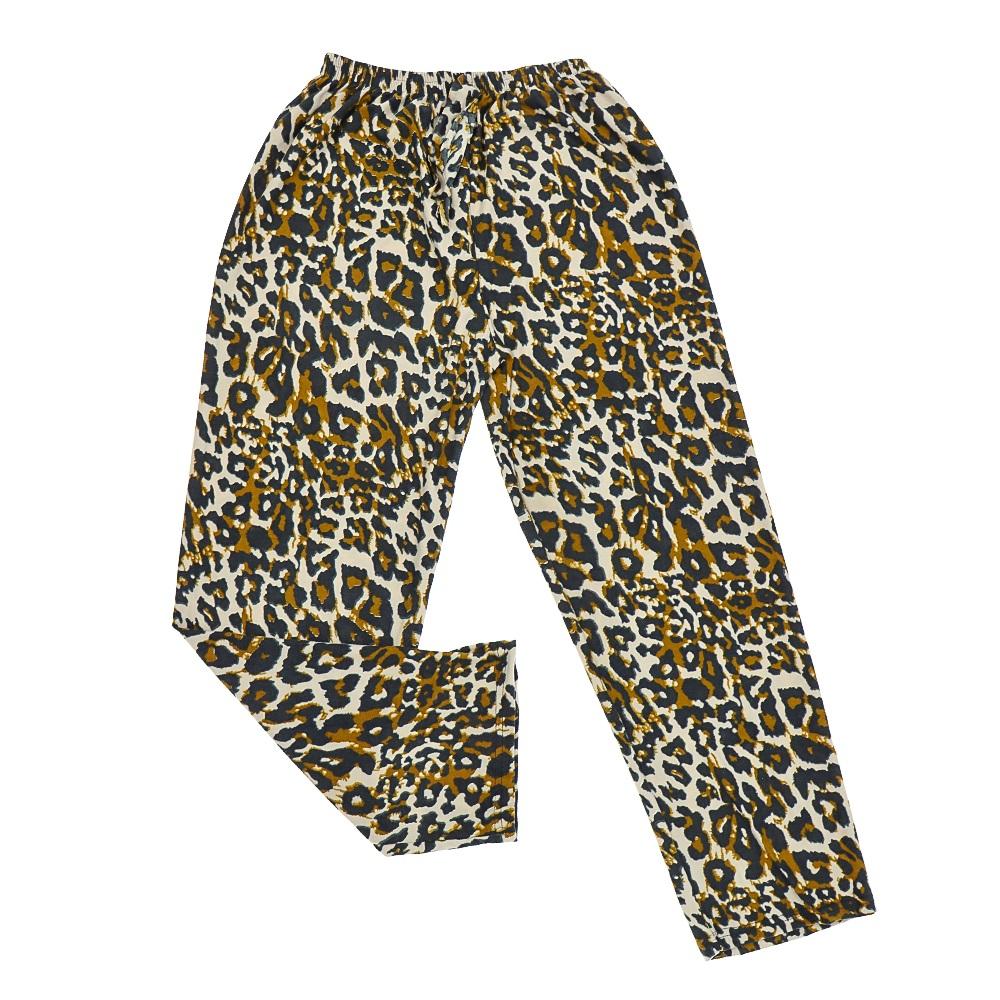 Rengoo 1085 Bayan Yumuş Baskılı Pijama Tek Alt M-2XL(4 Lü)