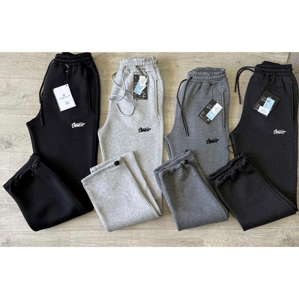 Pull Bear Erkek 3 İp Stwd Nakışlı Cepli Stoperli Paça Biyeli Eşofman Alt S-2XL