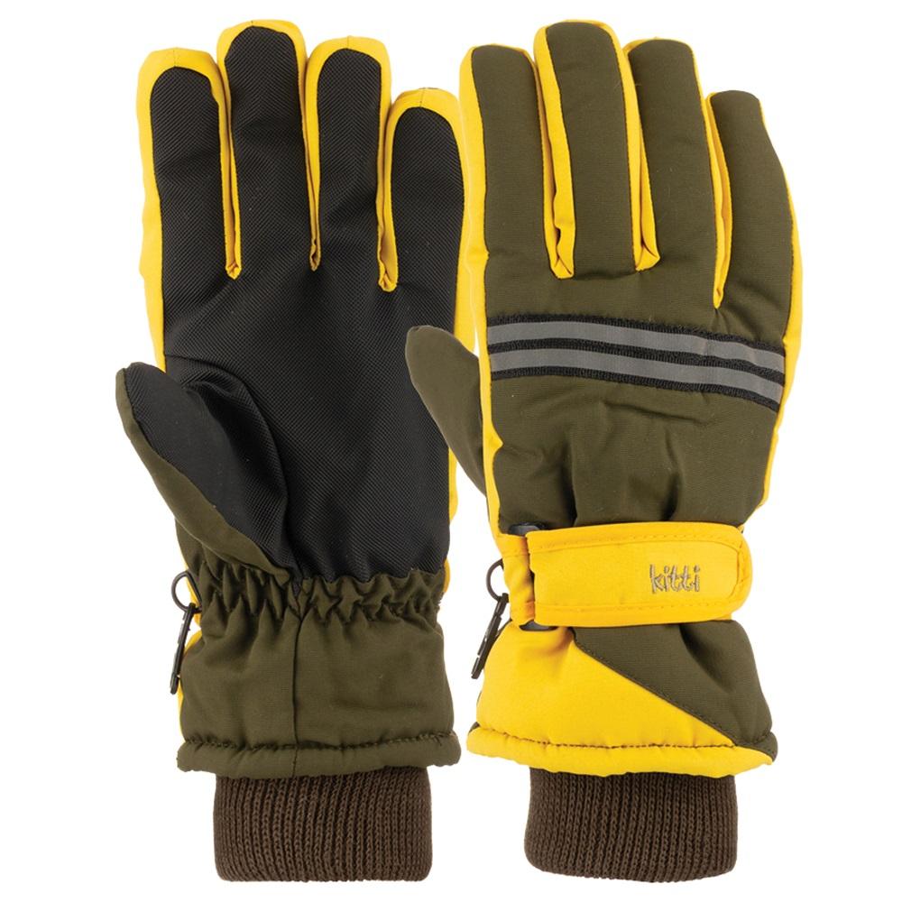 Kitti K422-18 Erkek Çocuk Garson Şişme Kar Eldiveni 9-16 Yaş