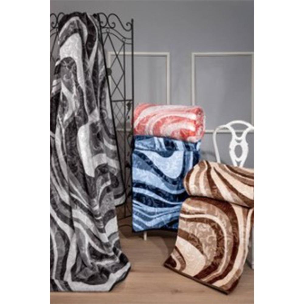 Mink Multıcolor Çift Kişilik Welsoflu Battaniye 220x240 Cm