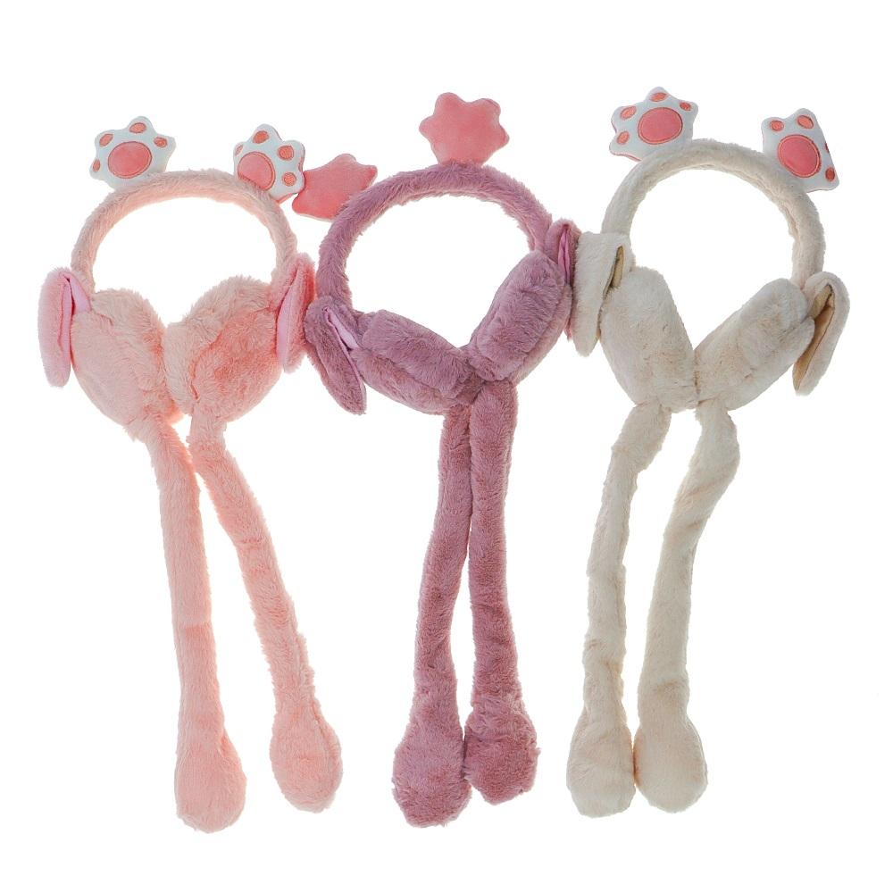 Selçuk Slc 3332 Çocuk Peluş Hareketli Basmalı Kulaklık 5-8 Yaş - Karışık Renk - 5-8 YAŞ