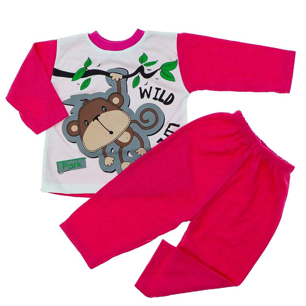 Ceylan Bebe 0330 Bebe Penye Bonibbo Baskılı Takım 6-9 Ay - Karışık Renk - 6-9 AY
