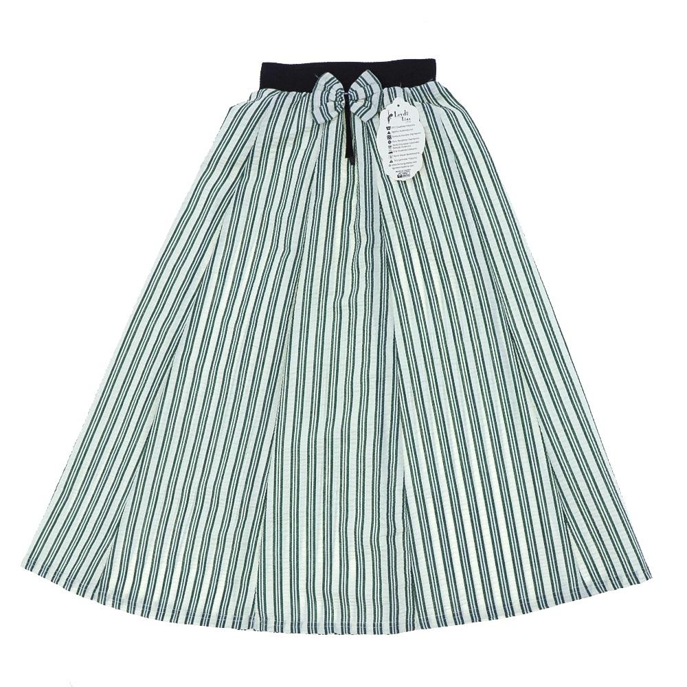 Leydi Lina 843 Kız Çocuk Çizgili Etek 6-12 Yaş